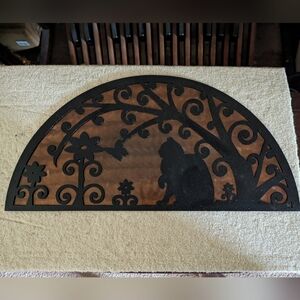 Copper and Metal Silhouette Half Moon Wall Hanging